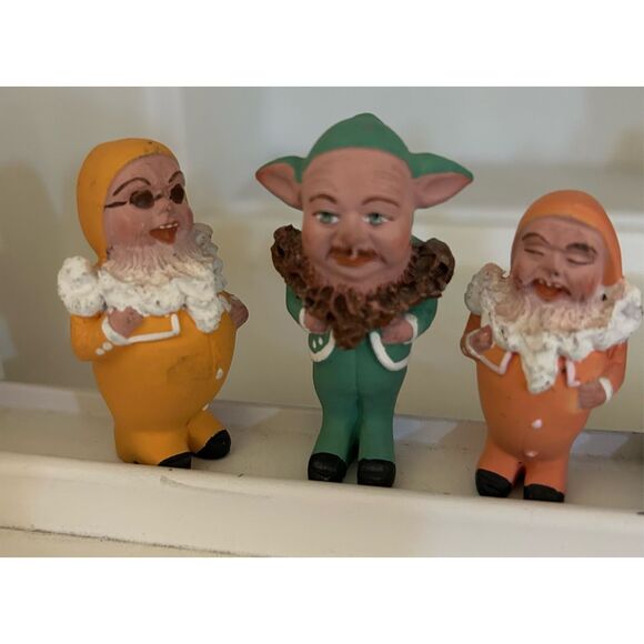 Vintage Set of 6 Disney Clay Dwarfs - Picture 3 of 12